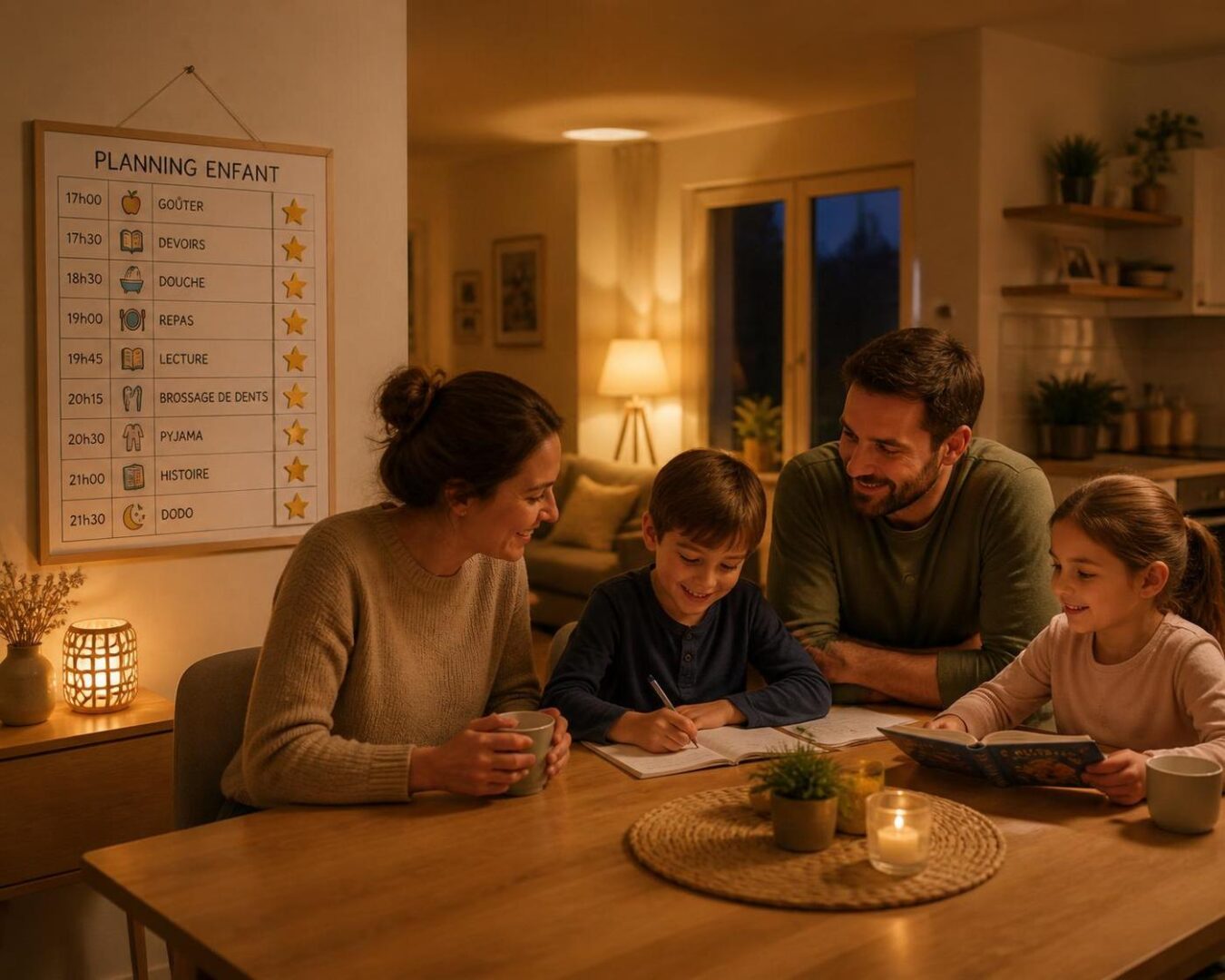 Organisation: le planning simple qui réduit les crises du soir et améliore les résultats 1 découvrez un planning simple et efficace pour mieux organiser vos soirées, réduire les crises et améliorer les résultats au quotidien.