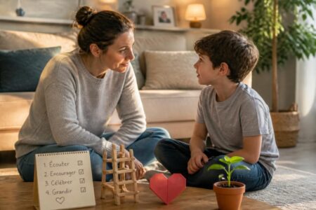 découvrez un plan simple en 4 étapes pour aider votre enfant à retrouver confiance en lui et s'épanouir pleinement.